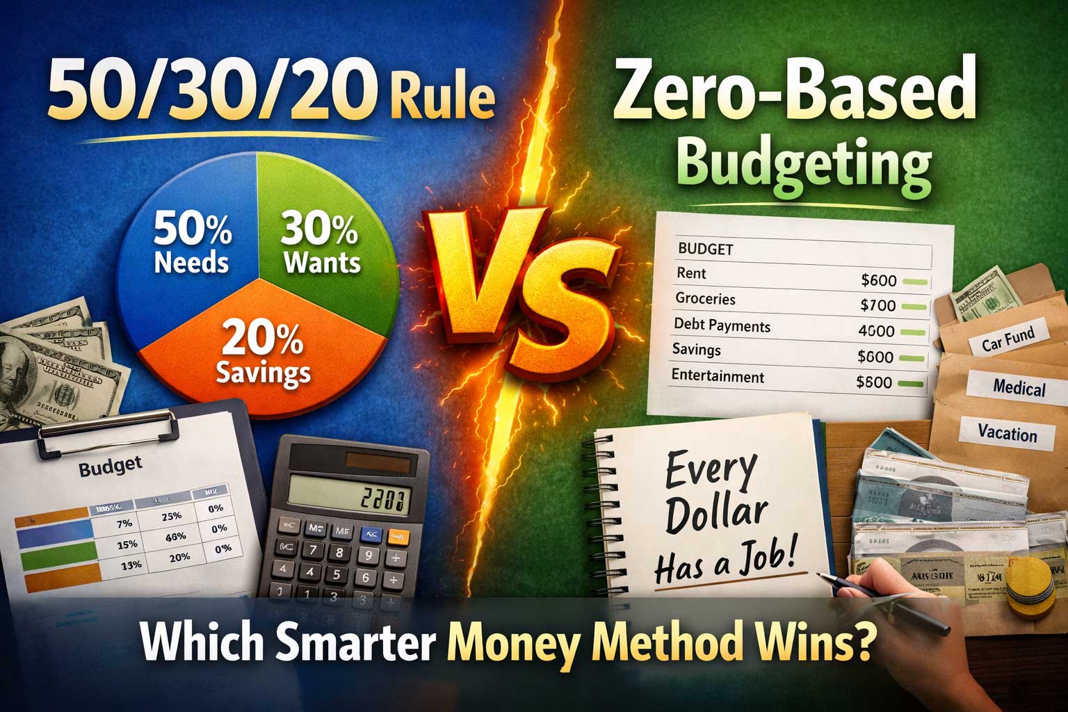 50/30/20 Rule vs Zero-Based Budget: Which Smarter Money Method Wins?