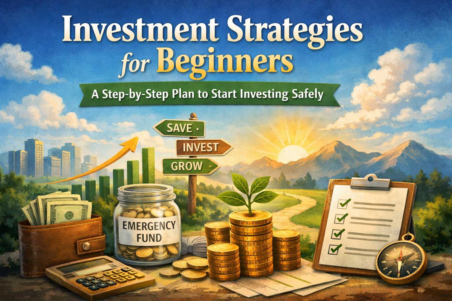 Investment Strategies for Beginners: A Step-by-Step Plan to Start Investing Safely