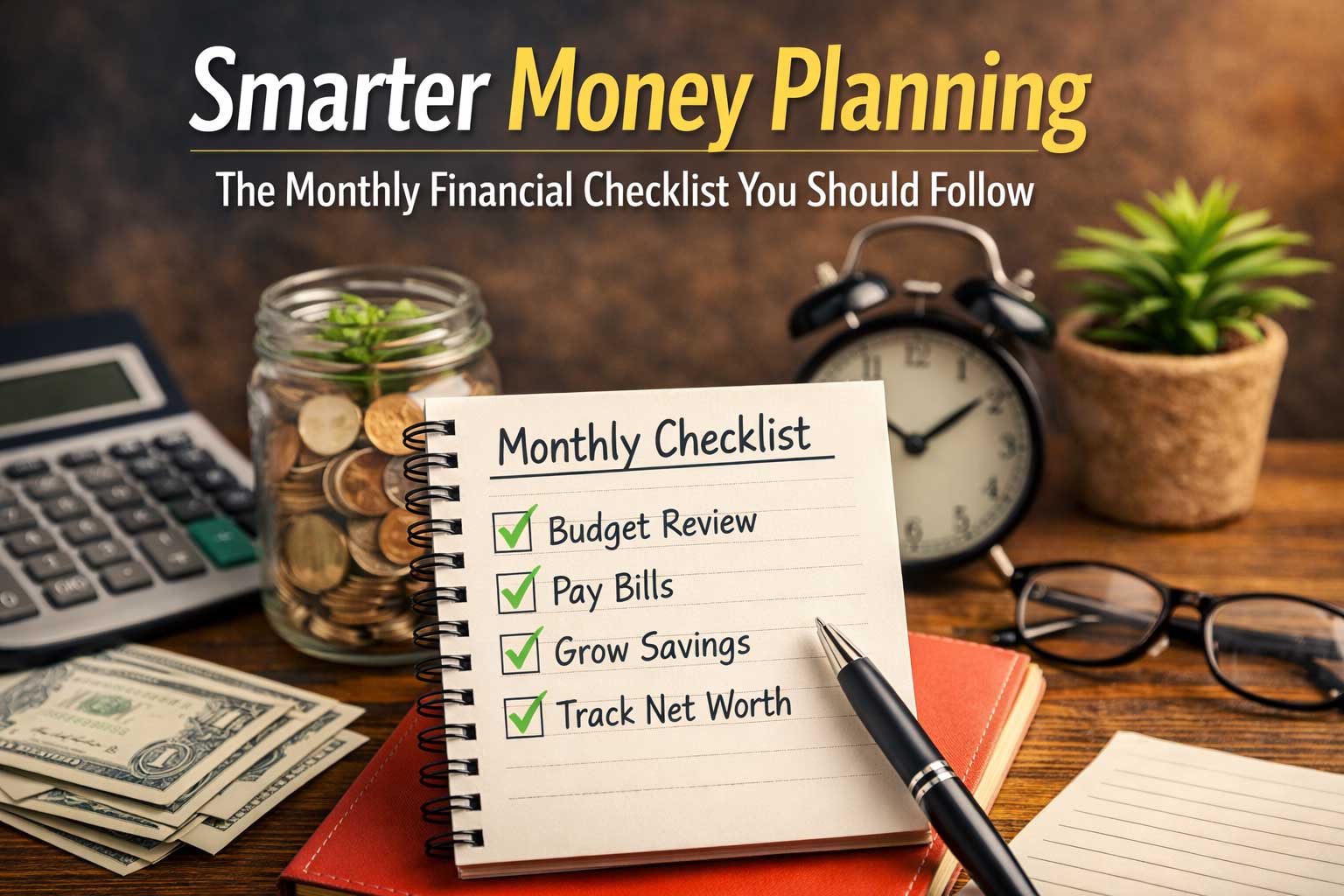 Smarter Money Planning: The Monthly Financial Checklist to Follow