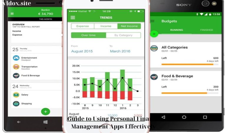 Guide to Using Personal Finance Management Apps Effectively